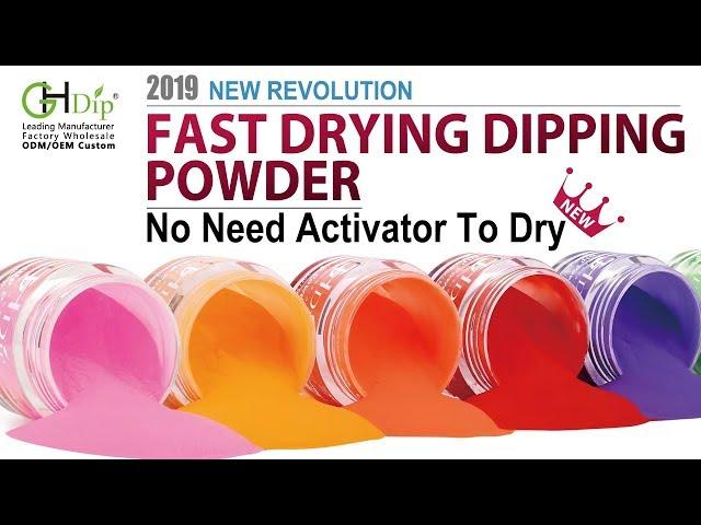 GHDIP Fast Drying Dip Powder Nail System, 2019 Revolution in dip nail arts !