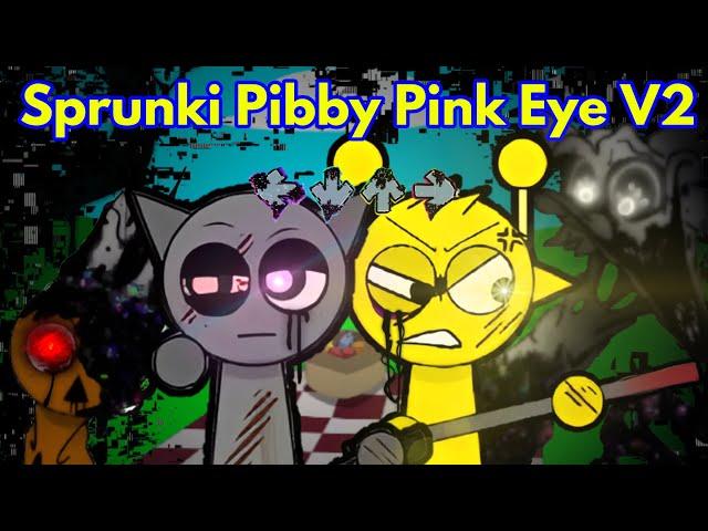 Friday Night Funkin' Pibby Pink Eye V2 Wenda Vs Gray | Incredibox Sprunki (FNF/Mod/Pibby Cutscene)