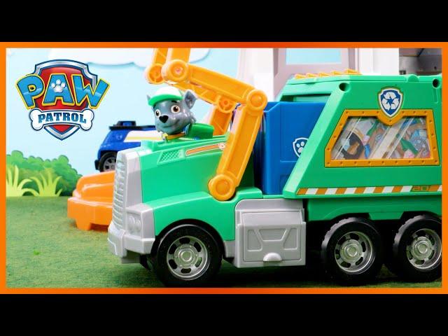 Best Rocky Recycling Truck Rescue Missions ️ | PAW Patrol Compilation | Toy Pretend Play for Kids