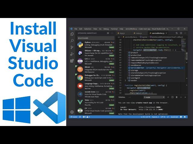 How to Install Visual Studio Code  (VSCode)  on Windows 11