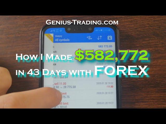 How I made $582,772 in 43 Days with Forex Trading - Genius Trading Raphael Palmdale