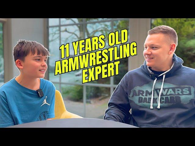 This 11 Years Old KID knows more about armwrestling than YOU