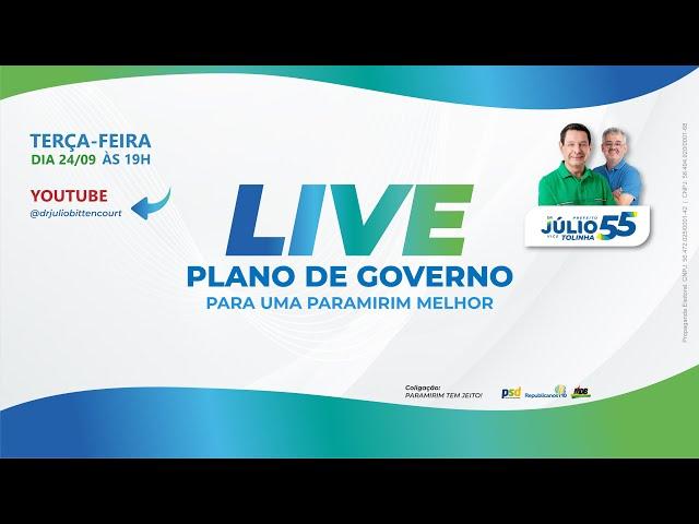 LIVE PLANO DE GOVERNO 55