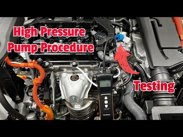 Honda High Pressure Pump Recall (inspection procedure)