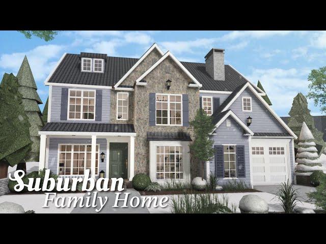 Bloxburg: Family Suburban Home | Roblox Bloxburg | Speedbuild