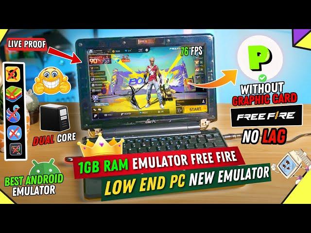 New Best Lite Emulator For Low End PC & Laptop 1GB RAM PC Without Graphics Card | NON VT