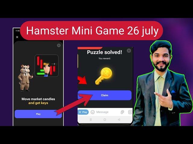 26 june hamster kombat daily mini game | Today game Eisy Way