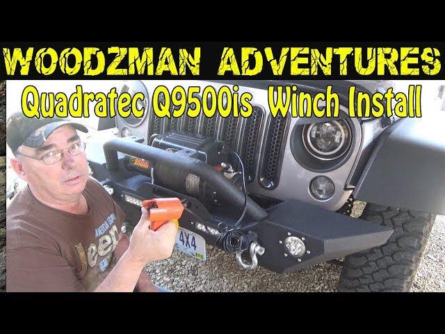 Quadratec Q9500is Winch Full Install Jeep Wrangler JKU