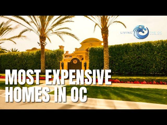 Touring A Mega Mansion Neighborhood in Orange County