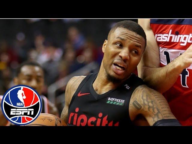 Damian Lillard goes off for 40 in Blazers' win vs. Wizards | NBA on ESPN