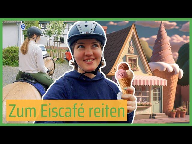  In die Stadt zum Eiscafé reiten  // Blondis auf Fjordis