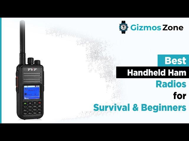 Best Handheld Ham Radios for Survival & Beginners in 2021 [Reviews]