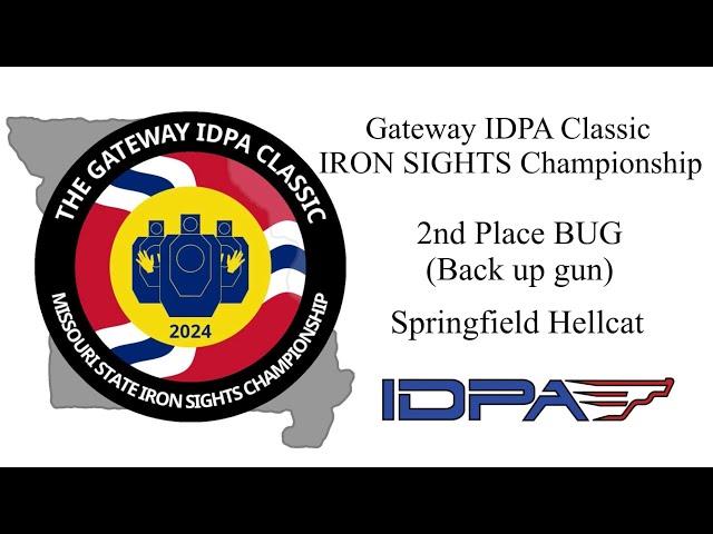 2024 Gateway IDPA Classic. 2nd place BUG Division