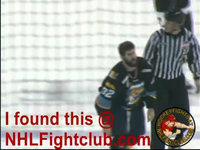 Mattias Lindstrom vs Cody Lampl Nov 23, 2012 Cincinnati Cyclones vs Toledo Walleye 4-2 ECHL