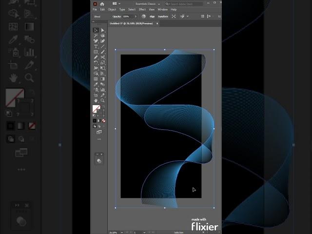 Create Abstract Line Background! | Adobe Illustrator Tutorial | Fiery Designs