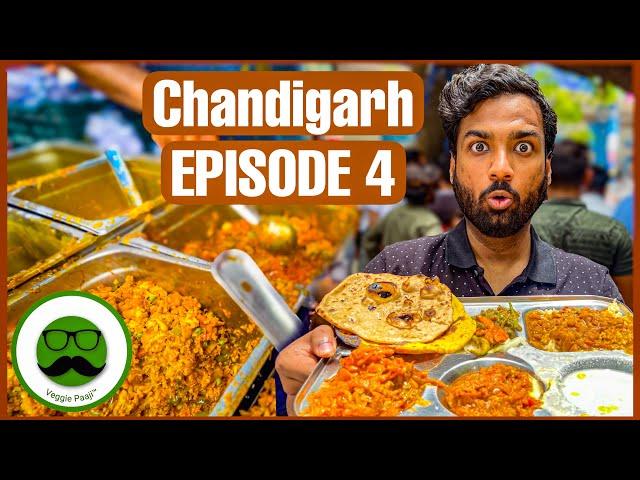 Desi Lunch in Chandigarh | Rs 70 Student Thali , Chole Bhature, & More | Veggie Paaji