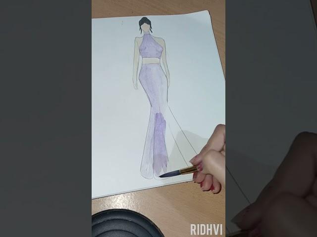 fashion illustration ️ #fashion #fashiondesigner #asthetic #astheticdesign #art #RIDHVI