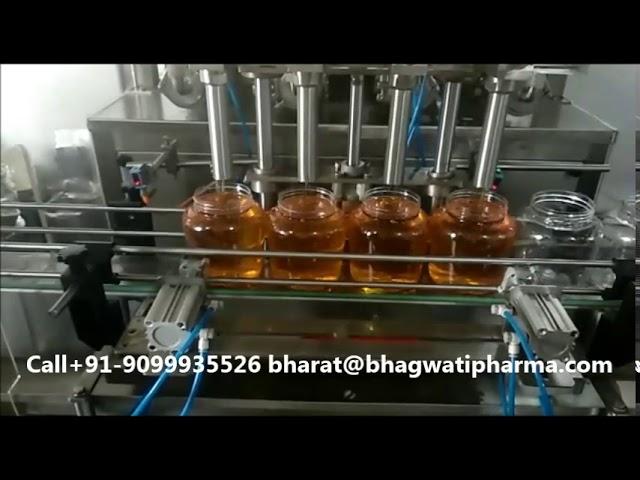 Viscous Ghee Jar / Bottle Automatic Filling Machine (Servo Model)