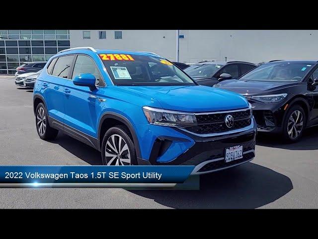 2022 Volkswagen Taos 1.5T SE Sport Utility D22344R  Dublin  Pleasanton  Livermore  Fremont  San Fran