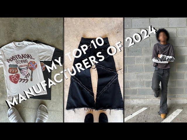 CLOTHING MANUFACTURERS YOU NEED IN 2024 (MY TOP 10 LIST)