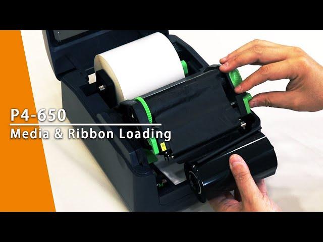 [P4-650/ P4-650 Pro] Media & Ribbon loading