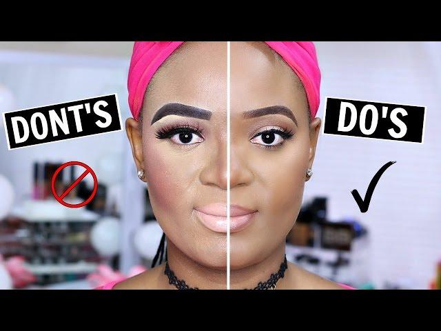 MAKEUP MISTAKES TO AVOID - DO'S & DON'TS FOR BLACK WOMEN | OMABELLETV