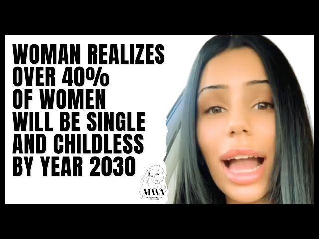 Woman Realizes Why Over 40% Of Women Will Become Single And Childless By 2030. Men Have Walk Away