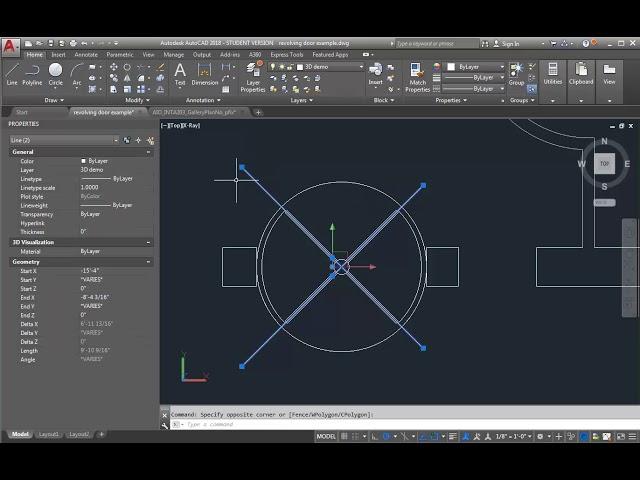 modeling the revolving door