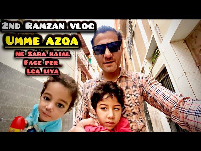 2nd Roza Humara kaisa Guzra Vlog | Umme Azqa K Drame