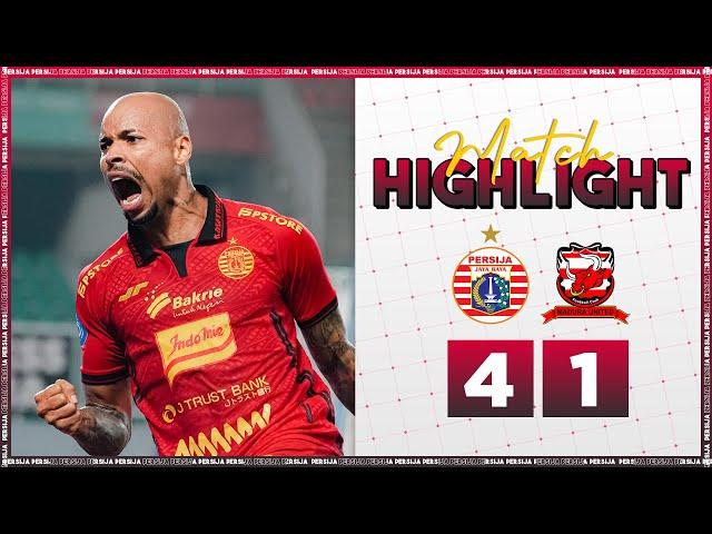 HIGHLIGHT | Persija 4-1 Madura United FC [BRI Liga 1 2024/2025]