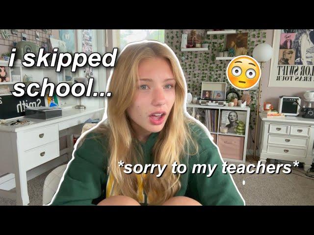 i skipped school… vlog (sorry to my teachers)