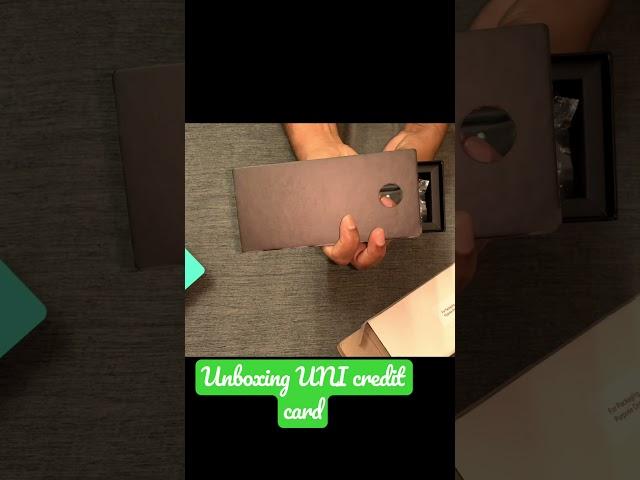 #unicredit #unicreditCard #creditcard Unboxing UNI Credit Card | Pay 1/3 / Cash back