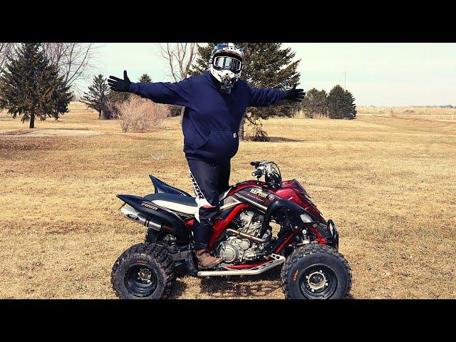 Cheap Facebook marketplace Yamaha Raptor 700 first ride