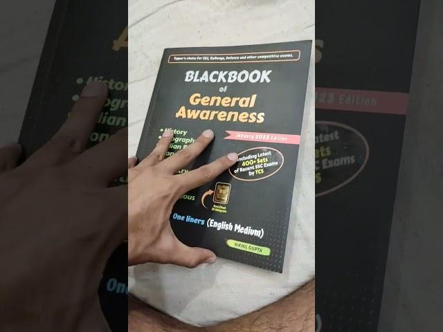 Blackbook General Awareness     2023 edition book pdf download #ssc #blackbook
