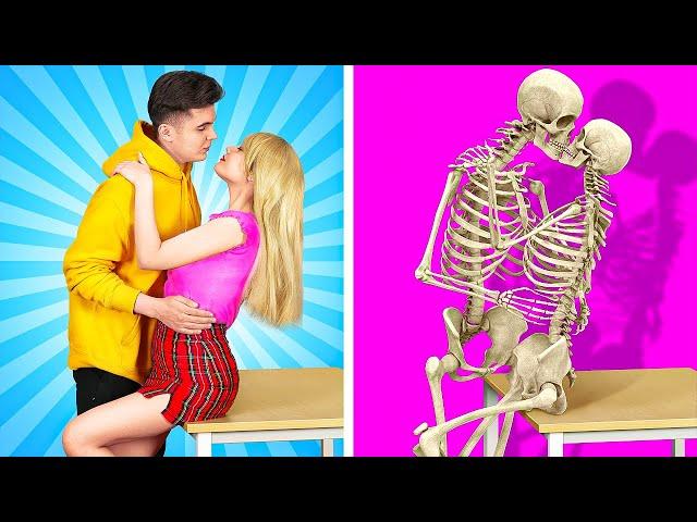 BEZIEHUNG 1 MONAT VS 1 JAHR || Wie du die erste Romanze in der Schule überlebst von 123 GO! SCHOOL