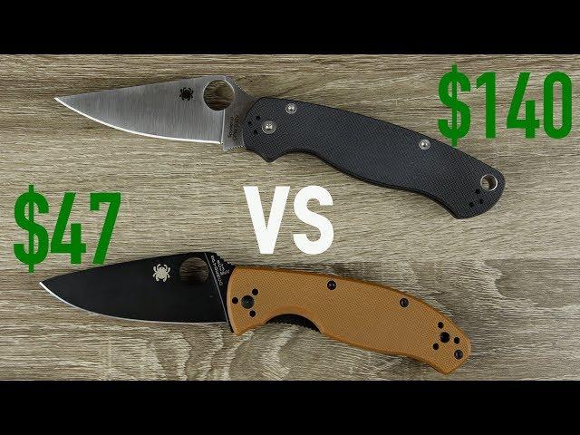 Spyderco Paramilitary 2 vs Spyderco Tenacious