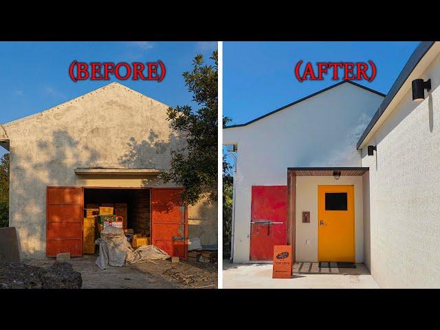 6 MONTH TIMELAPSE RENOVATING AN ABANDONED WAREHOUSE TO A BEAUTIFUL HOUSE