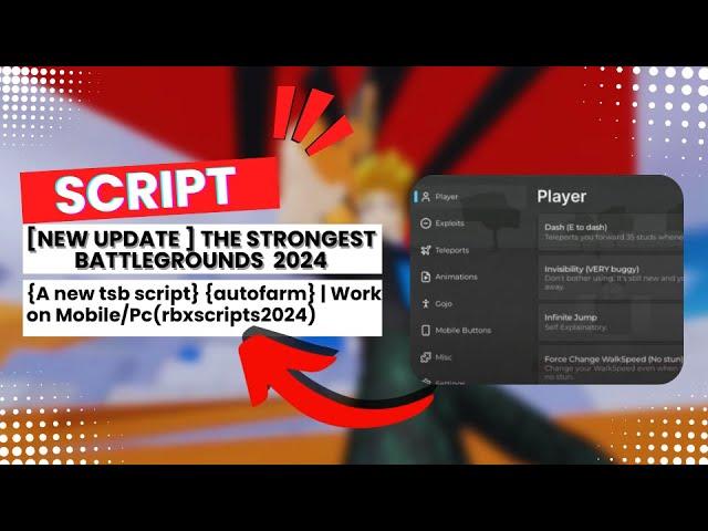 The strongest battlegrounds | BEST SCRIPT [Mobile & Pc] 2024 RBXSCRIPTS