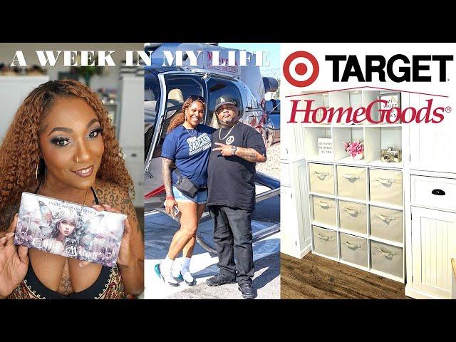 VLOG | Birthday Helicopter Ride!! | Target Haul | Redecorate My Beauty Room With Me