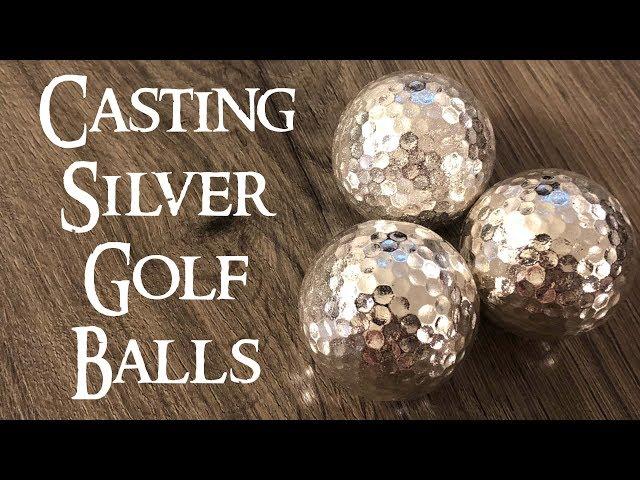 Casting Silver Golf Balls