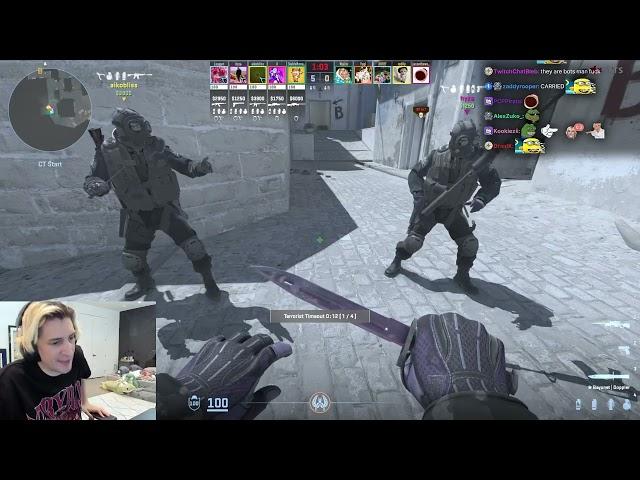 xQc Plays Counter Strike 2