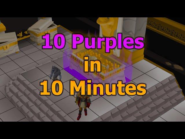 This video has 10 Purples in 10 Minutes (Raids 3 OSRS)