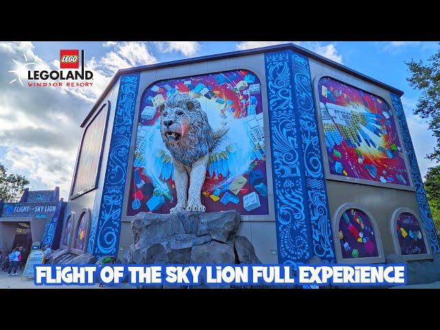 FLIGHT OF THE SKY LION Full Experience in LEGO Mythica at Legoland (June 2021) [4K]