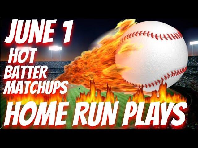 Home Run Plays for 6/1/25 MLB Bets & Predictions #mlbpredictions #mlbpicks #mlbbestbets