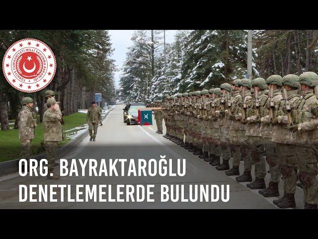 KKK Orgeneral Selçuk Bayraktaroğlu, Bolu 2’nci Komando Tugayında İnceleme ve Denetlemelerde Bulundu