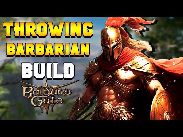 ULTIMATE THROWING Barbarian (Barb/Thief) Build in Baldur's Gate 3