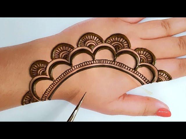 Easy Stylish Mehndi Designs | Simple Backhand Mehndi design | Mehandi ka design | Mehandi design