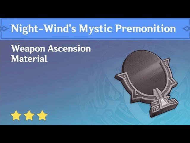 NIGHT WIND'S MYSTIC PREMONITION HOW TO GET Genshin Impact