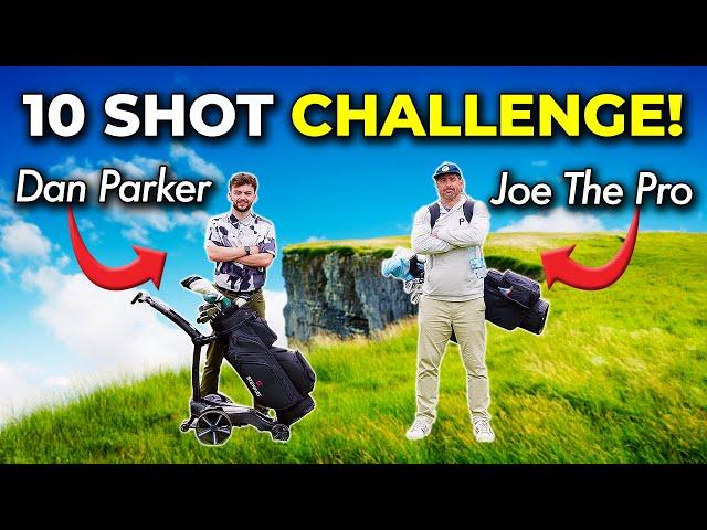 A 7 ON A PAR 3! Can Dan Beat Joe The Pro On The UK's MOST ELEVATED COURSE?! 10 Shot Challenge