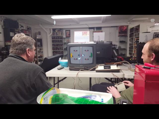 The  Magnavox Odyssey: John and Russ play Hockey